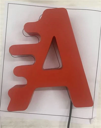 Stainless Steel Paint Lettering